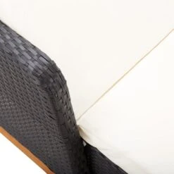 Lettino Prendisole Polyrattan E Legno Massello Di Acacia Nero 14 Lettino Prendisole Polyrattan E Legno Massello Di Acacia Nero -Garden Home lettino prendisole polyrattan e legno massello di acacia nero 6