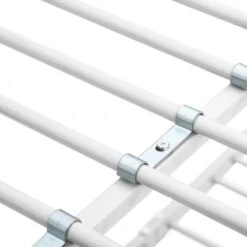 Letto A Castello Bianco In Metallo 90x200 Cm 13 Letto A Castello Bianco In Metallo 90x200 Cm -Garden Home letto a castello bianco in metallo 90x200 cm 5