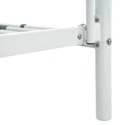 Letto A Castello Bianco In Metallo 90x200 Cm 14 Letto A Castello Bianco In Metallo 90x200 Cm -Garden Home letto a castello bianco in metallo 90x200 cm 6