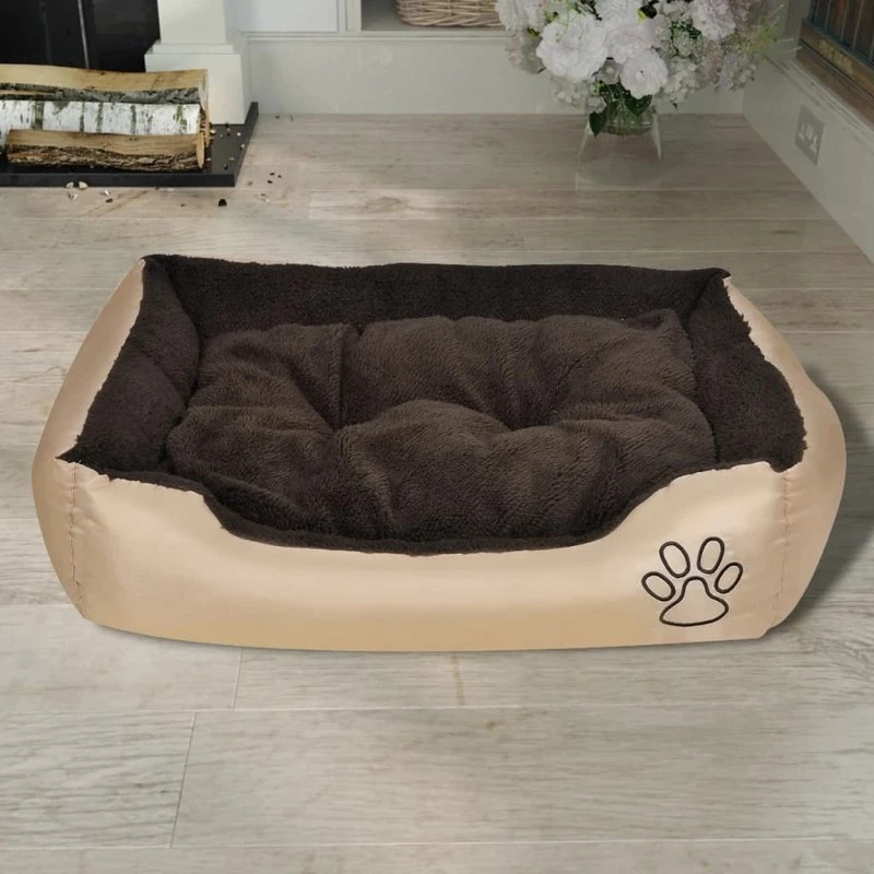 Letto Caldo Per Cani Con Cuscino Imbottito XL 2 Letto Caldo Per Cani Con Cuscino Imbottito XL - immagine 2