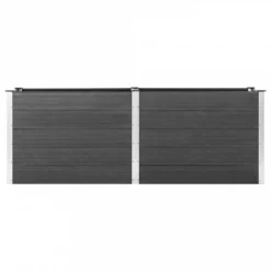 Letto Rialzato Da Giardino 250x100x91 Cm In WPC Grigio 8 Letto Rialzato Da Giardino 250x100x91 Cm In WPC Grigio -Garden Home letto rialzato da giardino 250x100x91 cm in wpc grigio 2