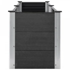 Letto Rialzato Da Giardino 250x50x54 Cm In WPC Grigio -Garden Home letto rialzato da giardino 250x50x54 cm in wpc grigio 2