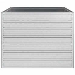 Letto Rialzato Giardino 100x100x77cm In Acciaio Zincato Argento 9 Letto Rialzato Giardino 100x100x77cm In Acciaio Zincato Argento -Garden Home letto rialzato giardino 100x100x77cm in acciaio zincato argento 3