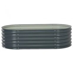 Letto Rialzato Giardino 160x80x44 Cm In Acciaio Zincato Grigio 9 Letto Rialzato Giardino 160x80x44 Cm In Acciaio Zincato Grigio -Garden Home letto rialzato giardino 160x80x44 cm in acciaio zincato grigio 1