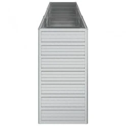 Letto Rialzato Giardino 240x40x77 Cm In Acciaio Zincato Argento -Garden Home letto rialzato giardino 240x40x77 cm in acciaio zincato argento 4