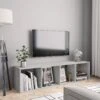 Libreria/Mobile TV Grigio Cemento 143x30x36 Cm 18 Libreria/Mobile TV Grigio Cemento 143x30x36 Cm -Garden Home libreria mobile tv grigio cemento 143x30x36 cm