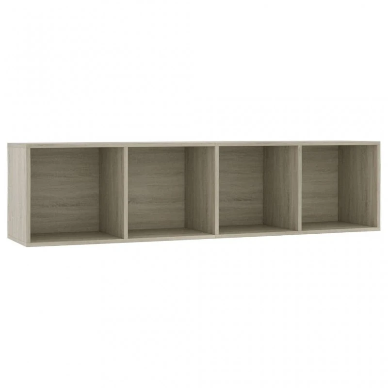 Libreria/Mobile TV Rovere Sonoma 143x30x36 Cm 2 Libreria/Mobile TV Rovere Sonoma 143x30x36 Cm - immagine 2
