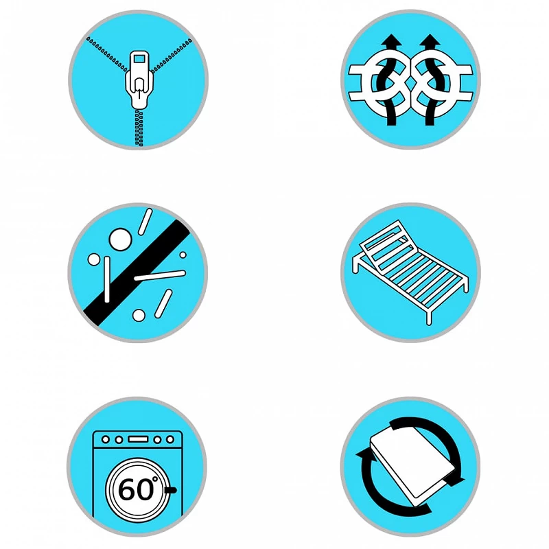 Materasso 140x200 Cm In Schiuma Viscoelastica 18 Cm 9 Materasso 140x200 Cm In Schiuma Viscoelastica 18 Cm - immagine 9