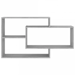 Mensola A Muro Grigio Sonoma 104x20x58,5 Cm Legno Multistrato -Garden Home mensola a muro grigio sonoma 104x20x585 cm legno multistrato 2