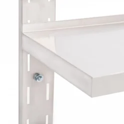 Mensola A Sospensione A 2 Livelli In Acciaio Inox 120x30 Cm -Garden Home mensola a sospensione a 2 livelli in acciaio inox 120x30 cm 3
