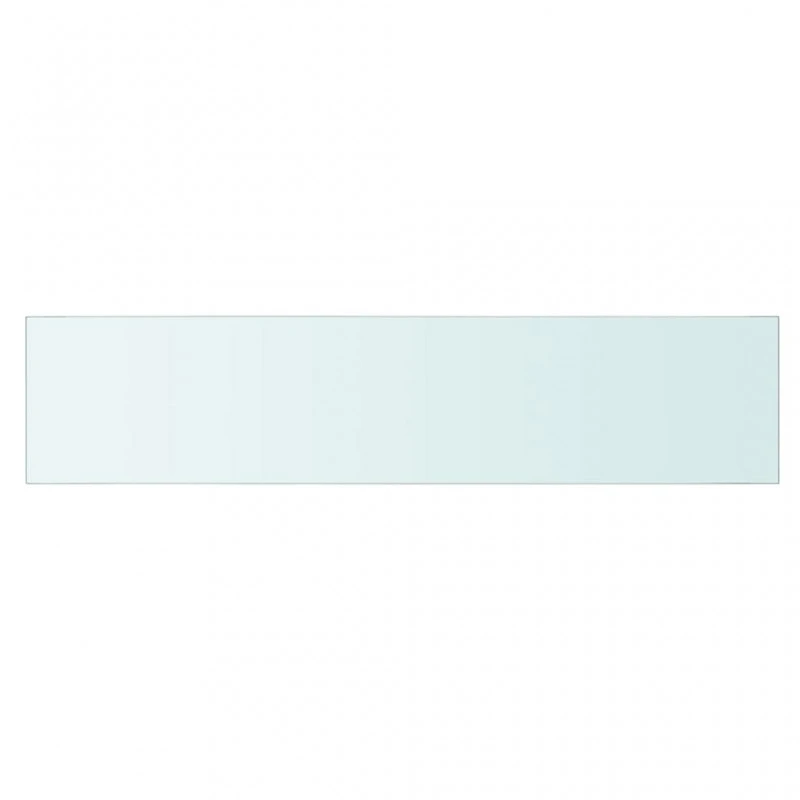 Mensola In Vetro Trasparente 90x20 Cm 2 Mensola In Vetro Trasparente 90x20 Cm - immagine 2