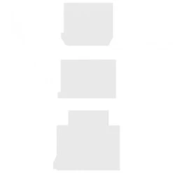 Mensole A Muro 3 Pz Bianco In Legno Multistrato 10 Mensole A Muro 3 Pz Bianco In Legno Multistrato -Garden Home mensole a muro 3 pz bianco in legno multistrato 4