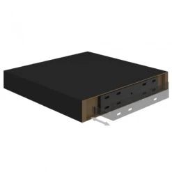 Mensole A Muro 4 Pz Nere 23x23,5x3,8 Cm In MDF 15 Mensole A Muro 4 Pz Nere 23x23,5x3,8 Cm In MDF -Garden Home mensole a muro 4 pz nere 23x235x38 cm in mdf 6