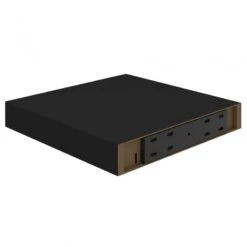 Mensole A Muro 4 Pz Nere 23x23,5x3,8 Cm In MDF 16 Mensole A Muro 4 Pz Nere 23x23,5x3,8 Cm In MDF -Garden Home mensole a muro 4 pz nere 23x235x38 cm in mdf 7