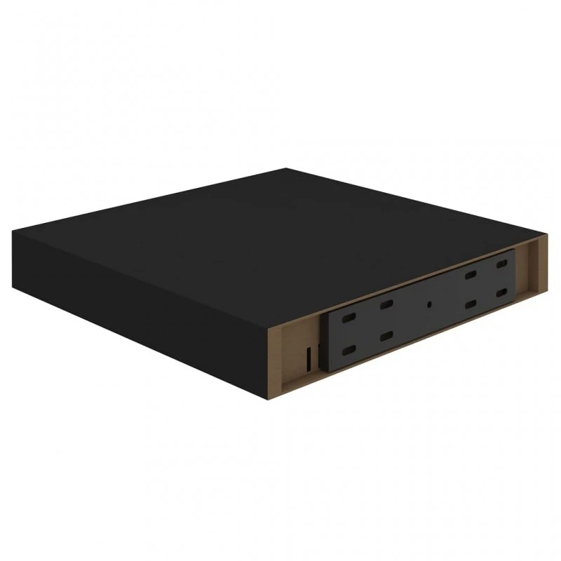 Mensole A Muro 4 Pz Nere 23x23,5x3,8 Cm In MDF 8 Mensole A Muro 4 Pz Nere 23x23,5x3,8 Cm In MDF - immagine 8