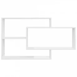Mensole A Muro Bianco Lucido 104x20x58,5 Cm In Truciolato 9 Mensole A Muro Bianco Lucido 104x20x58,5 Cm In Truciolato -Garden Home mensole a muro bianco lucido 104x20x585 cm in truciolato 3