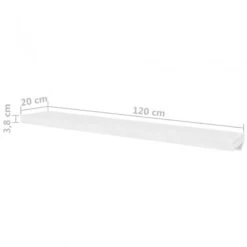 Mensole A Parete 4 Pz Bianco 120 Cm 9 Mensole A Parete 4 Pz Bianco 120 Cm -Garden Home mensole a parete 4 pz bianco 120 cm 4