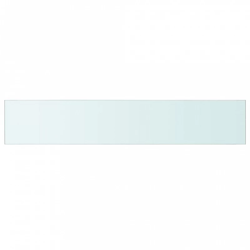 Mensole In Vetro Trasparente 2 Pz 110x20 Cm 3 Mensole In Vetro Trasparente 2 Pz 110x20 Cm - immagine 3