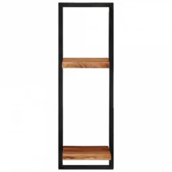 Mensole Parete 2 Pz 25x25x75 Cm Legno Massello Acacia E Acciaio 12 Mensole Parete 2 Pz 25x25x75 Cm Legno Massello Acacia E Acciaio -Garden Home mensole parete 2 pz 25x25x75 cm legno massello acacia e acciaio 2