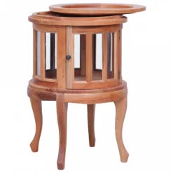 Mobile Con Vetrina Naturale 50x50x76 Cm In Mogano Massello 10 Mobile Con Vetrina Naturale 50x50x76 Cm In Mogano Massello -Garden Home mobile con vetrina naturale 50x50x76 cm in mogano massello 2