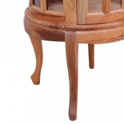 Mobile Con Vetrina Naturale 50x50x76 Cm In Mogano Massello 14 Mobile Con Vetrina Naturale 50x50x76 Cm In Mogano Massello -Garden Home mobile con vetrina naturale 50x50x76 cm in mogano massello 6