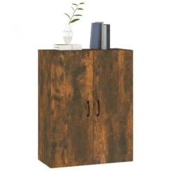 Mobile Pensile Rovere Fumo 69,5x34x90 Cm In Legno Multistrato -Garden Home mobile pensile rovere fumo 695x34x90 cm in legno multistrato 3