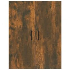 Mobile Pensile Rovere Fumo 69,5x34x90 Cm In Legno Multistrato -Garden Home mobile pensile rovere fumo 695x34x90 cm in legno multistrato 5