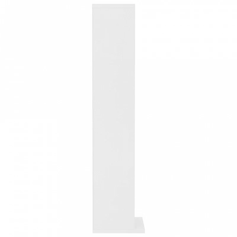 Mobile Porta CD Bianco 21x20x88 Cm In Legno Multistrato 5 Mobile Porta CD Bianco 21x20x88 Cm In Legno Multistrato - immagine 5