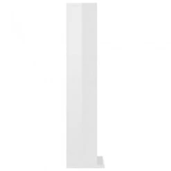 Mobile Porta CD Bianco Lucido 21x20x88 Cm In Legno Multistrato -Garden Home mobile porta cd bianco lucido 21x20x88 cm in legno multistrato 4