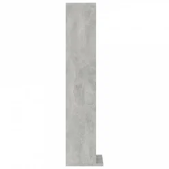 Mobile Porta CD Grigio Cemento 21x20x88 Cm In Legno Multistrato