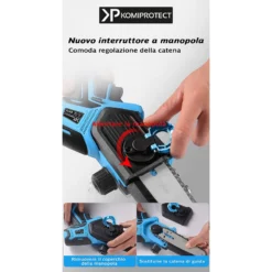 Motosega Argon 4 Profi A Batteria Con Lubrificazione Catena -Garden Home motosega argon 4 profi a batteria con lubrificazione catena 7