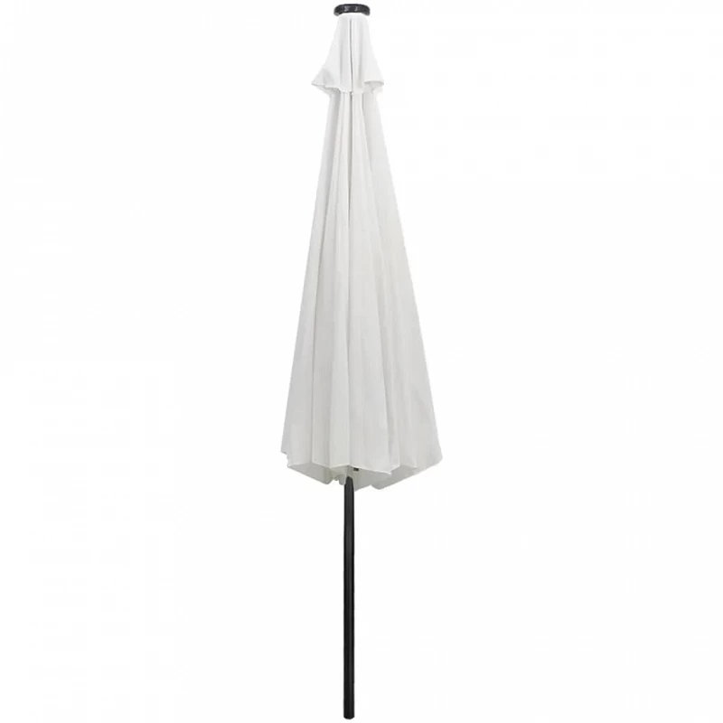 Ombrellone A Sbalzo A LED 3 M Bianco Sabbia 4 Ombrellone A Sbalzo A LED 3 M Bianco Sabbia - immagine 4