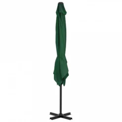 Ombrellone Da Esterni Con Base Portatile Verde -Garden Home ombrellone da esterni con base portatile verde 2