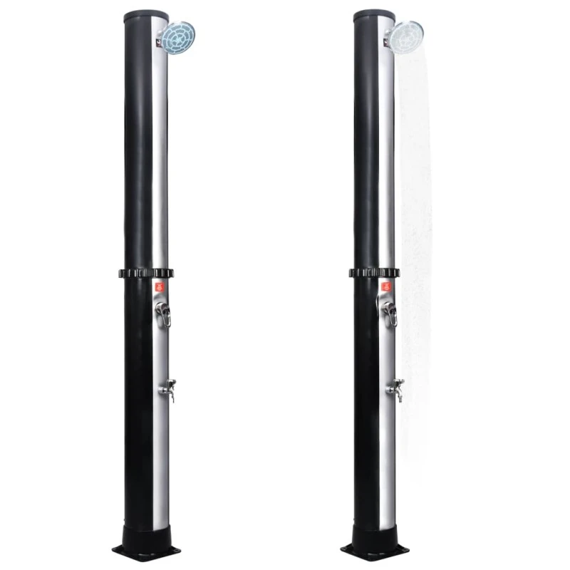 Outdoor Doccia Solare Da Giardino Con Soffione E Rubinetto 40 L 3 Outdoor Doccia Solare Da Giardino Con Soffione E Rubinetto 40 L - immagine 3