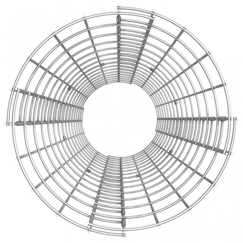 Palo Gabbione Circolare In Acciaio Zincato Ø30x150 Cm 4 Palo Gabbione Circolare In Acciaio Zincato Ø30x150 Cm - immagine 4