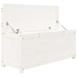 Panca Bianca 110x41x76,5 Cm In Legno Massello Di Pino -Garden Home panca bianca 110x41x765 cm in legno massello di pino 6