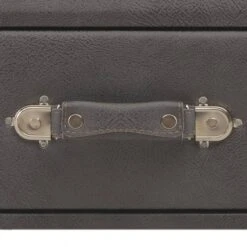 Panca Con Cassetti 80 Cm Grigia In Similpelle -Garden Home panca con cassetti 80 cm grigia in similpelle 6