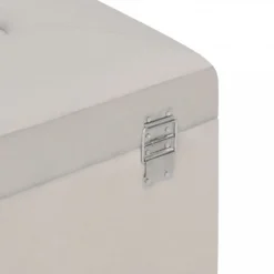 Panca Con Vano Portaoggetti 80 Cm Grigio In Velluto -Garden Home panca con vano portaoggetti 80 cm grigio in velluto 5