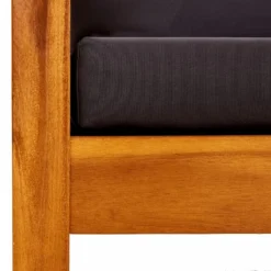 Panca Giardino Con Baldacchino E Poggiapiedi Massello Di Acacia -Garden Home panca giardino con baldacchino e poggiapiedi massello di acacia 4