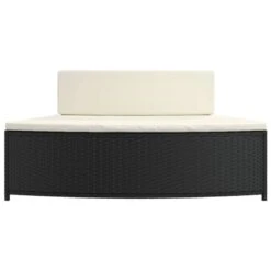Panche Per Spa Con Cuscini 2 Pz In Polyrattan Nero 13 Panche Per Spa Con Cuscini 2 Pz In Polyrattan Nero -Garden Home panche per spa con cuscini 2 pz in polyrattan nero 4
