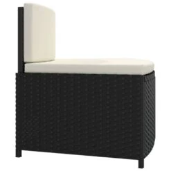 Panche Per Spa Con Cuscini 2 Pz In Polyrattan Nero 14 Panche Per Spa Con Cuscini 2 Pz In Polyrattan Nero -Garden Home panche per spa con cuscini 2 pz in polyrattan nero 5