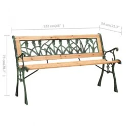 Panchina Da Giardino 122 Cm In Ghisa E Legno Massello Di Abete 11 Panchina Da Giardino 122 Cm In Ghisa E Legno Massello Di Abete -Garden Home panchina da giardino 122 cm in ghisa e legno massello di abete 5
