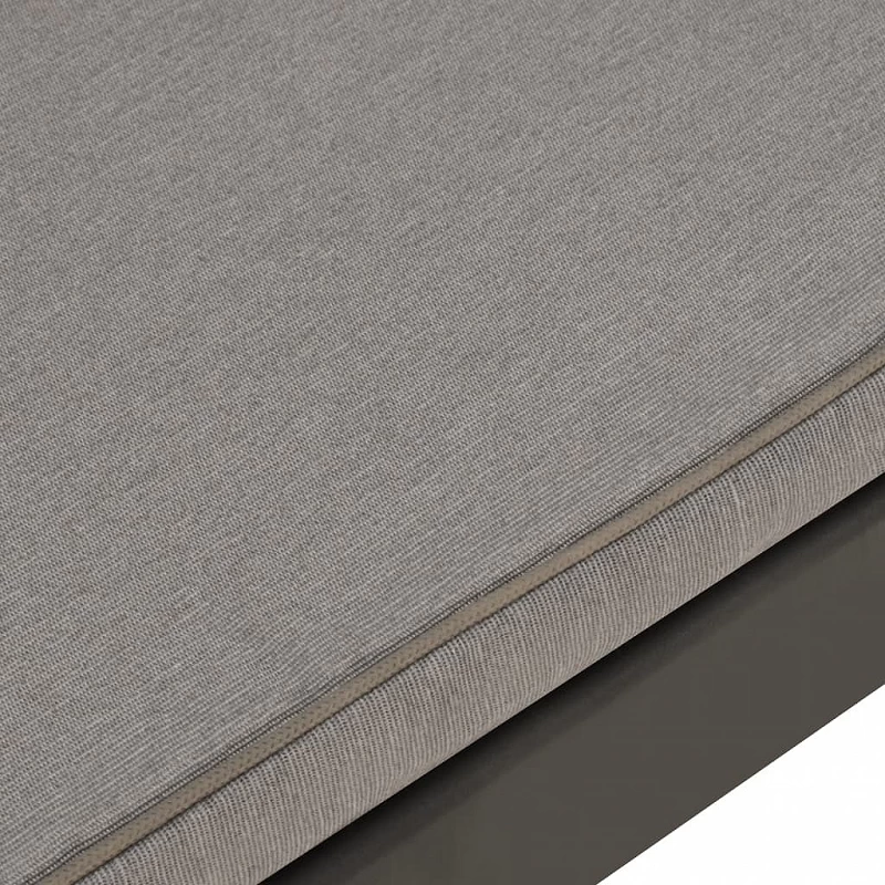 Panchine Da Giardino Con Cuscini 2 Pz In Plastica Grigio 8 Panchine Da Giardino Con Cuscini 2 Pz In Plastica Grigio - immagine 8