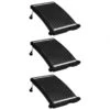 Pannelli Solari Termici Curvi Per Piscina 3 Pz 72,5x46 Cm