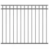 Pannello Di Recinzione In Acciaio 1,7x1,5 M Nero -Garden Home pannello di recinzione in acciaio 17x15 m nero