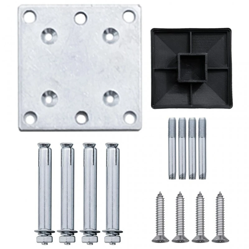 Pannello Di Recinzione In WPC 175x186 Cm Marrone 7 Pannello Di Recinzione In WPC 175x186 Cm Marrone - immagine 7