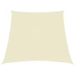 Parasole A Vela In Tela Oxford A Trapezio 2/4x3 M Crema