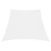 Parasole A Vela In Tela Oxford A Trapezio 3/5x4 M Bianco -Garden Home parasole a vela in tela oxford a trapezio 3 5x4 m bianco