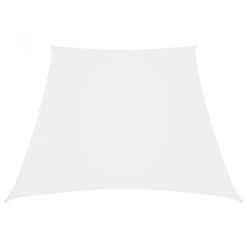Parasole A Vela In Tela Oxford A Trapezio 3/5x4 M Bianco