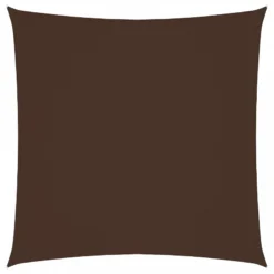 Parasole A Vela In Tela Oxford Quadrata 7x7 M Marrone